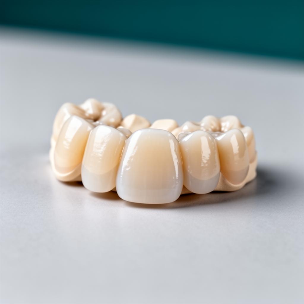 Layered zirconia bridge
