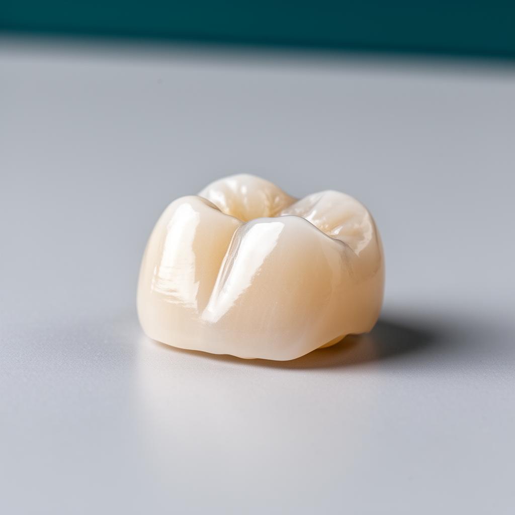 Layered anterior ceramic crown