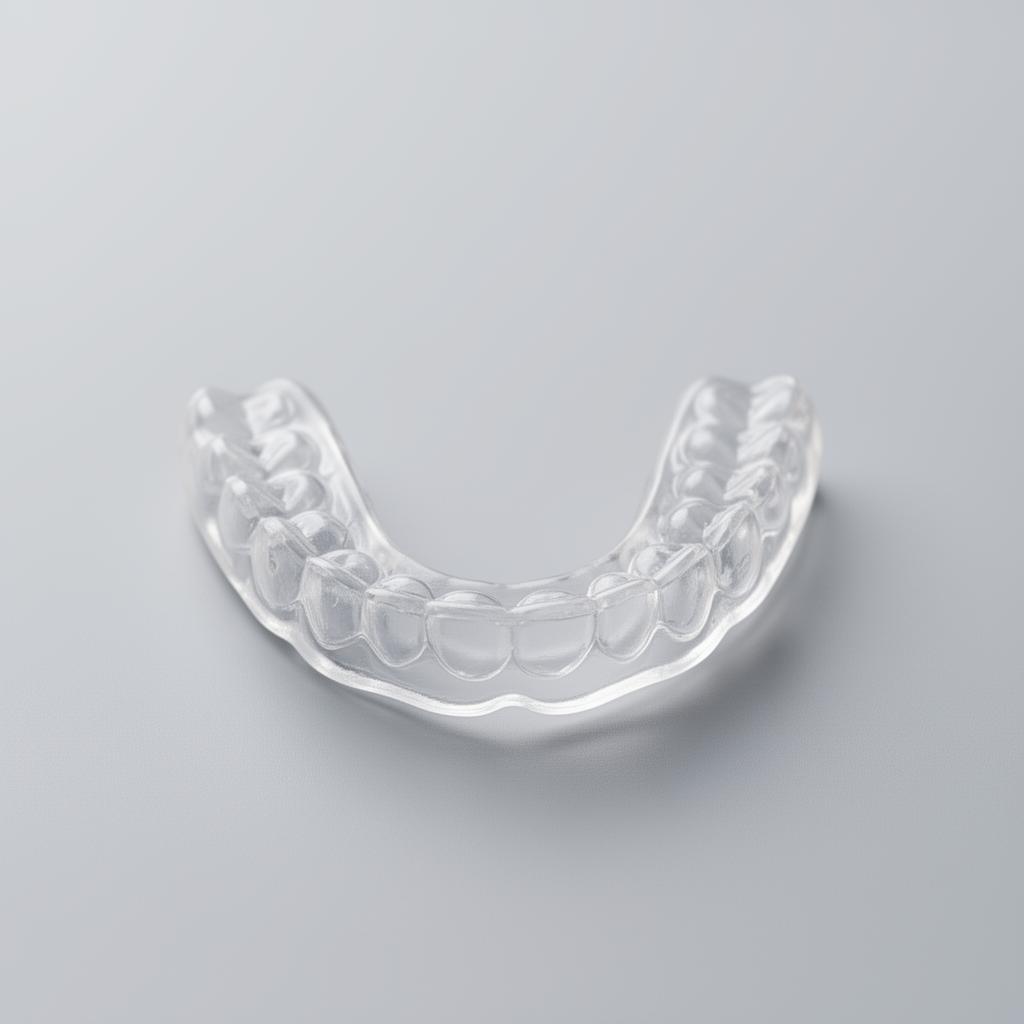 Clear acrylic night guard splint
