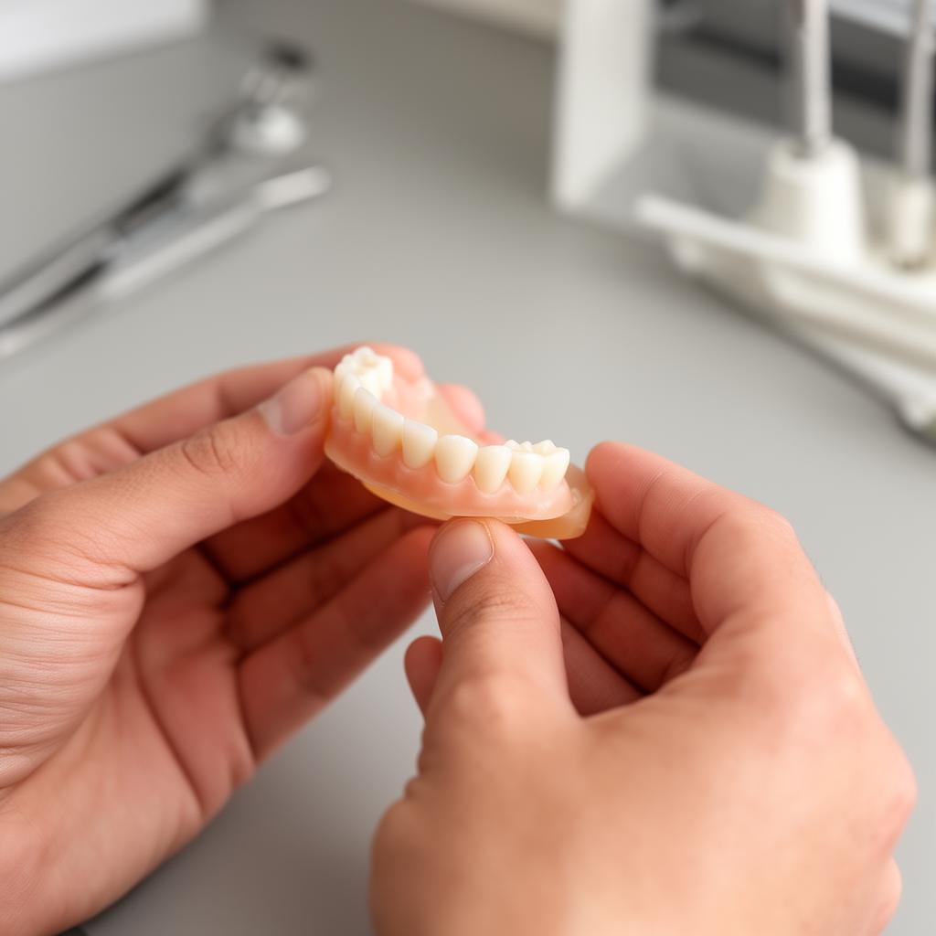 Comfort and fit callout — denture craftsmanship